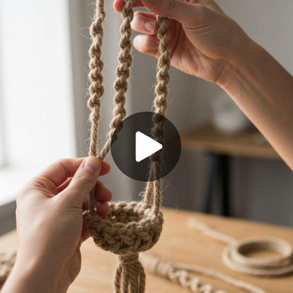 DIY Macrame Plant Hanger