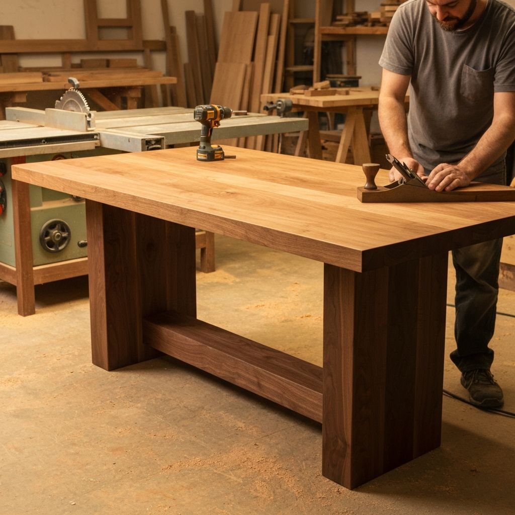 How to Make a Wooden Dining Table