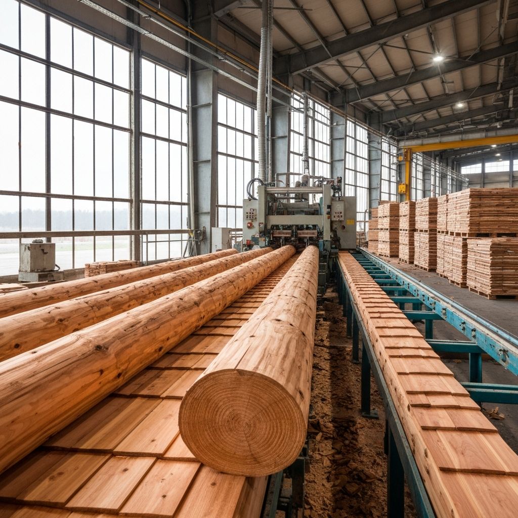 Wooden Shingles Production